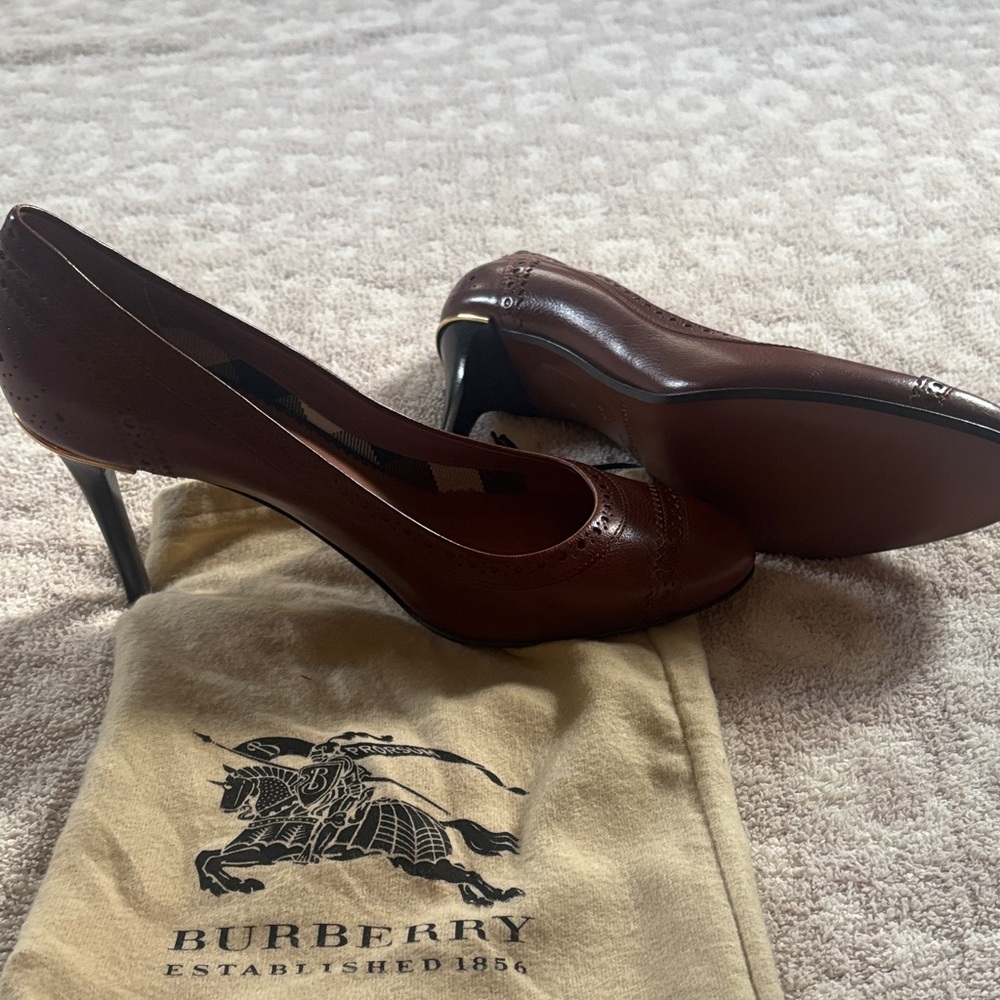 Burberry Chocolate Brown Women's Heels